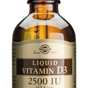 Vitamina D3 Líquida 2500 UI · Solgar · 59 ml