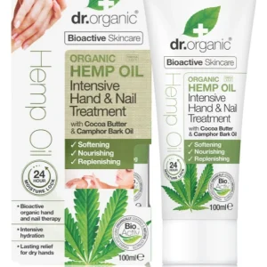 Crema de Manos Aceite de Cañamo · Dr Organic · 100 ml