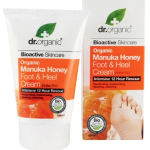 Crema para Pies y Talones Miel de Manuka · Dr Organic · 125 ml