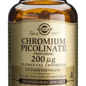 Picolinato de Cromo 200 mcg · Solgar · 90 cápsulas