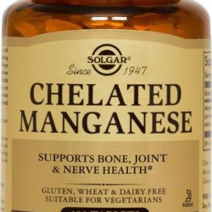 Manganeso Quelado · Solgar · 100 comprimidos