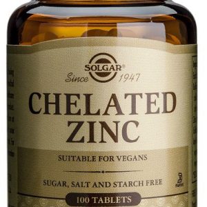 Zinc Quelado · Solgar · 100 comprimidos