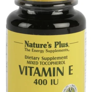 Vitamina E 400 UI · Nature's Plus · 60 perlas