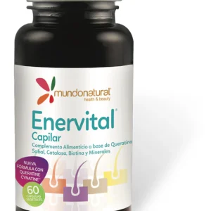 Enervital Capilar · Mundo Natural · 60 cápsulas