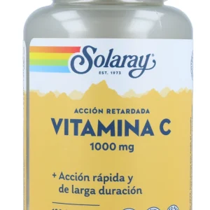 Vitamina C 1.000 mg - Acción Retardada · Solaray · 100 comprimidos