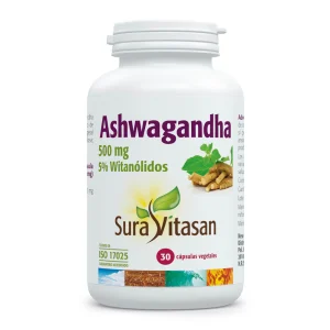 Ashwagandha · Sura Vitasan · 30 cápsulas