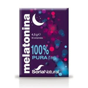 Melatonina 100% Pura · Soria Natural · 90 comprimidos