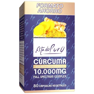 Cúrcuma 10.000 mg Full Spectrum Complex - Formato Ahorro · Tongil · 80 cápsulas