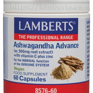Ashwagandha Advance · Lamberts · 60 cápsulas