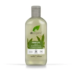 Champu & Acondicionador Aceite de Cañamo · Dr Organic · 265 ml