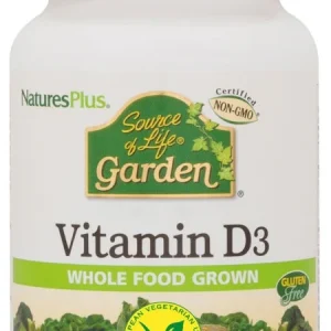 Vitamina D3 Garden · Nature's Plus · 60 cápsulas