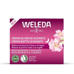 Crema de Noche Alisante de Rosa Mosqueta y Té Blanco · Weleda · 40 ml