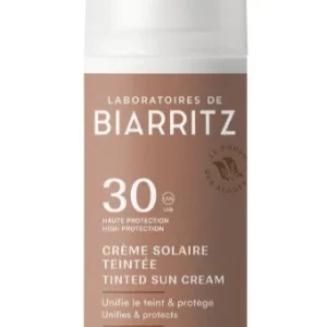 Crema Solar Facial Pigmentada SPF30 - Color Dorado · Laboratoires de Biarritz · 50 ml