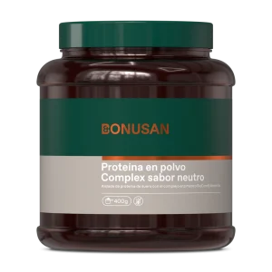 Proteina en Polvo Complex Sabor Neutro · Bonusan · 400 gramos