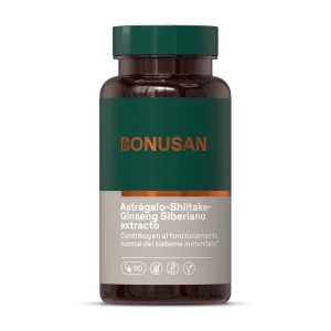 Astragalo-Shiitake-Ginseng · Bonusan · 90 cápsulas