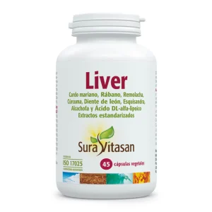 Liver · Sura Vitasan · 45 cápsulas