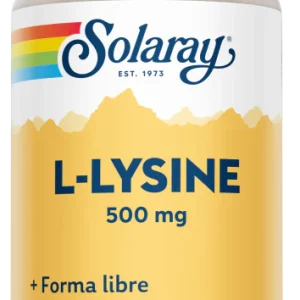 L-Lysine 500 mg · Solaray · 60 cápsulas