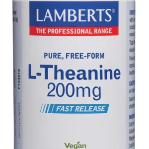 L-Teanina 200 mg · Lamberts · 60 cápsulas